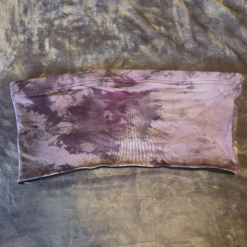 Benu Apparel Bandeau Size Large Black Cherry Color
